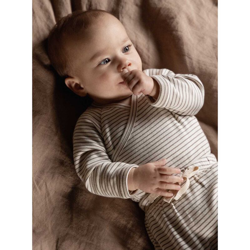 Nature Baby Long Sleeve Kimono Bodysuit image number 1